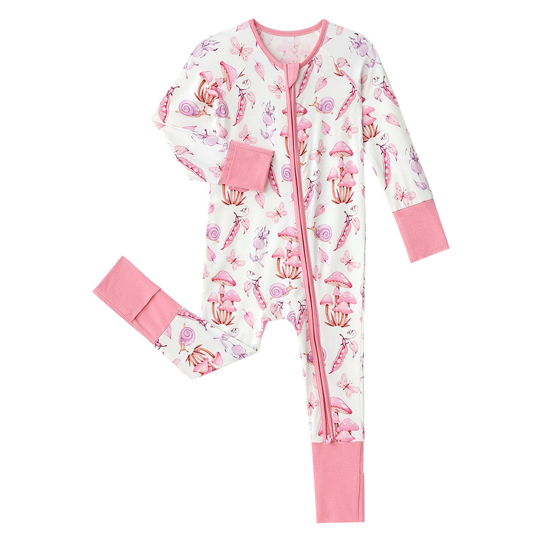 Zip Romper Pajamas Forest