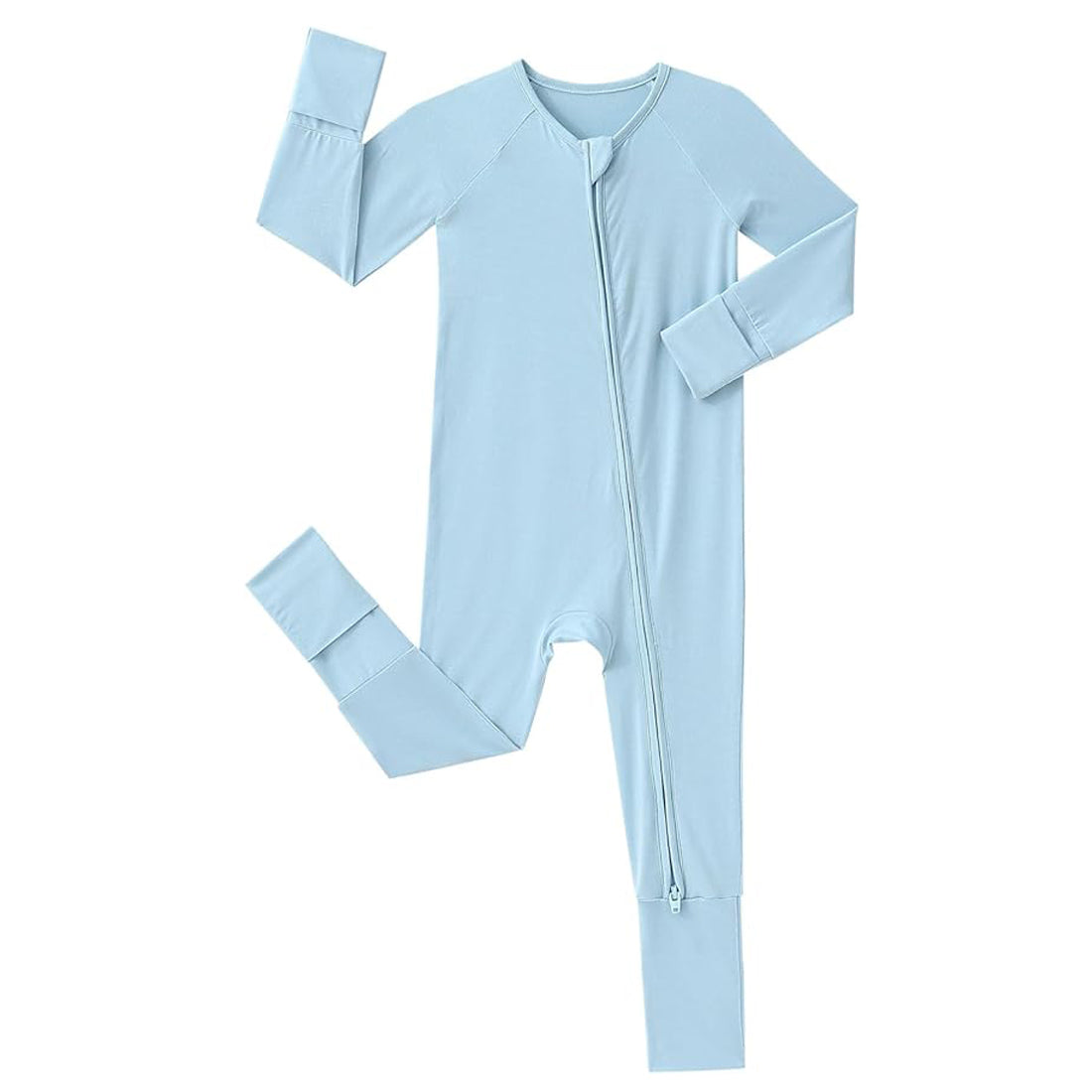 Zip Romper Pajamas Blue