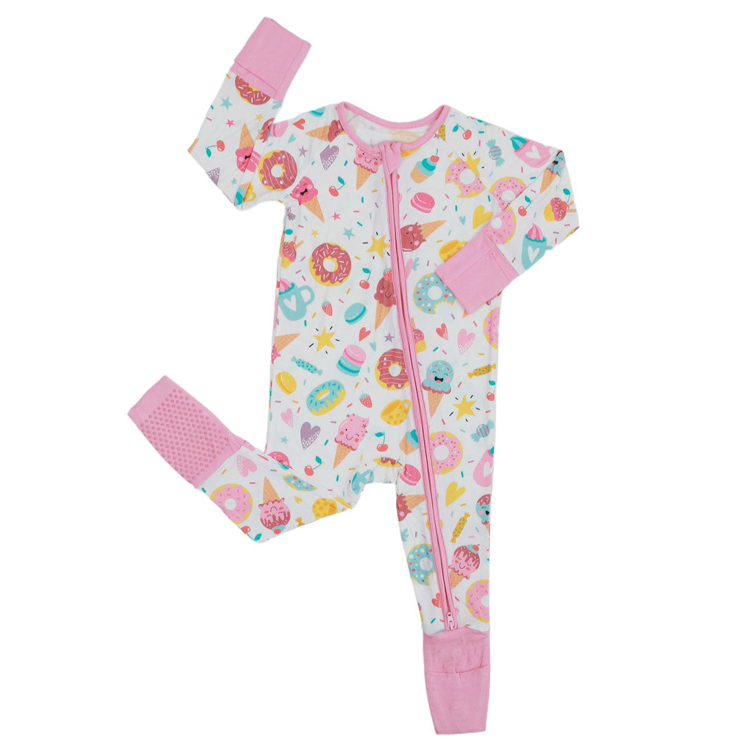 Zip Romper Pajamas Ice Cream