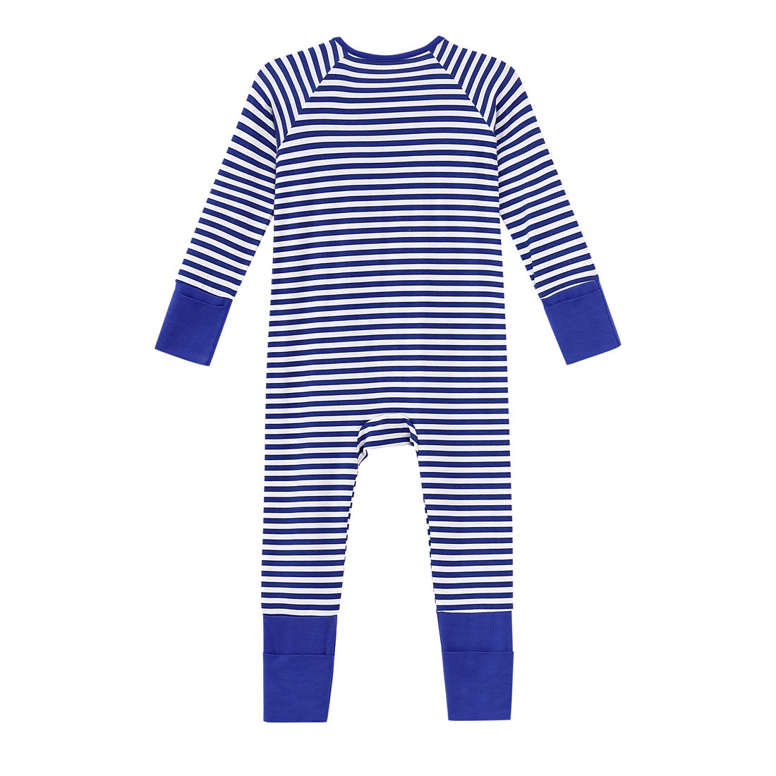 Zip Romper Pajamas Deep Blue