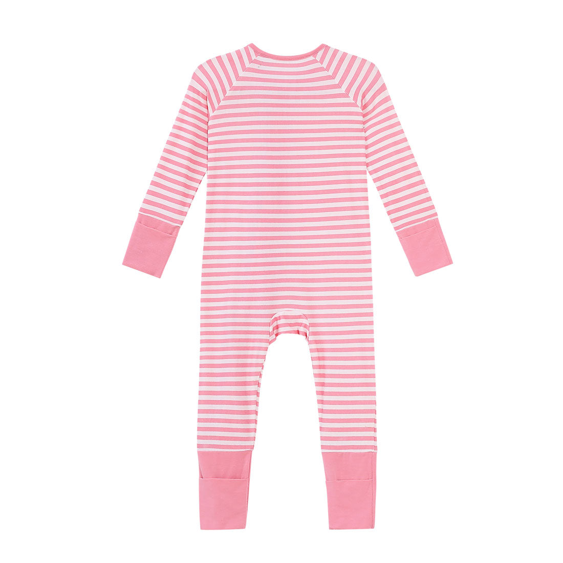 Zip Romper Pajamas Pink