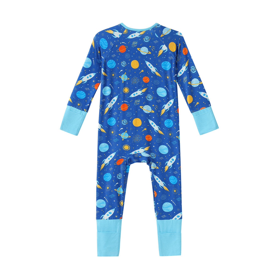 Zip Romper Pajamas Space