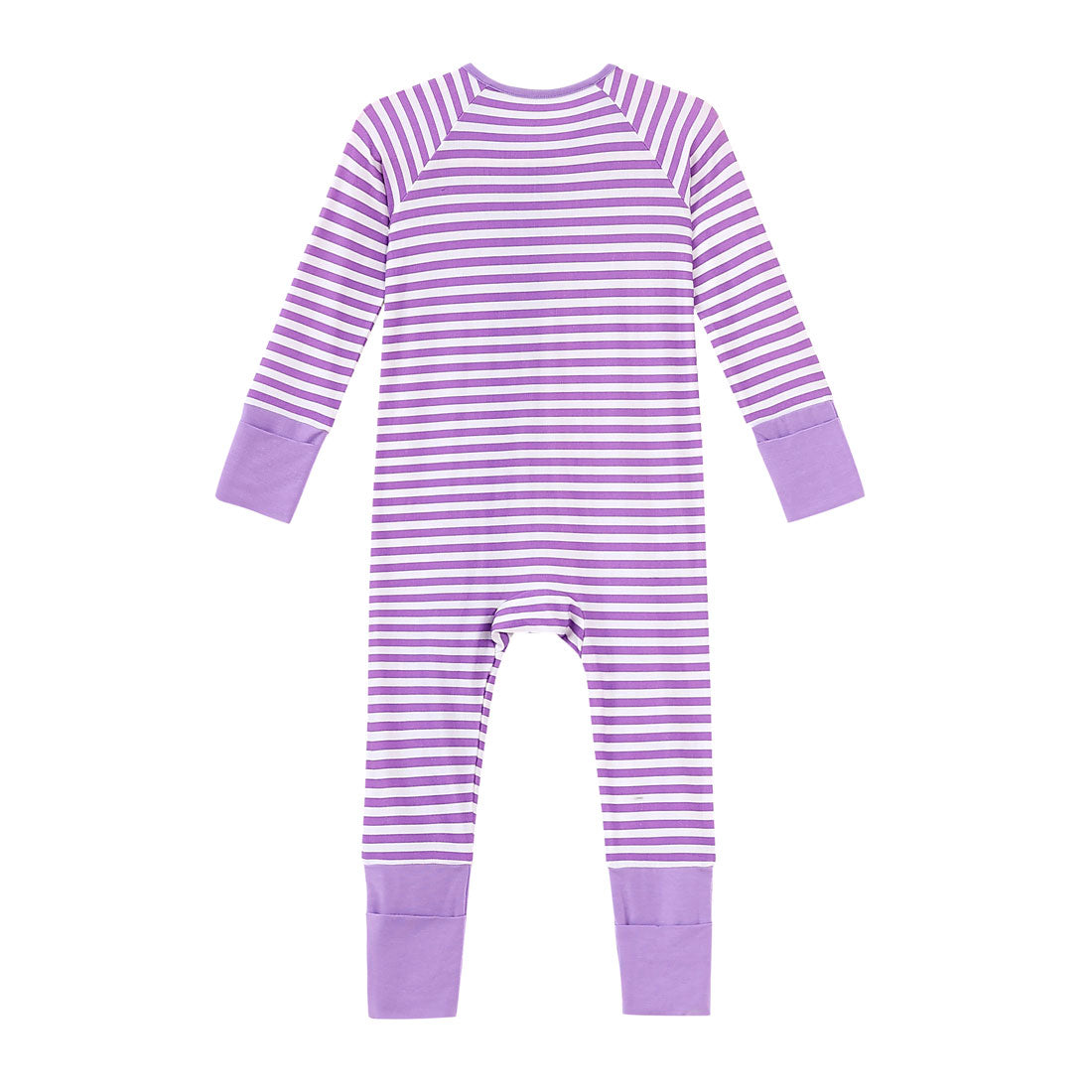 Zip Romper Pajamas Purple