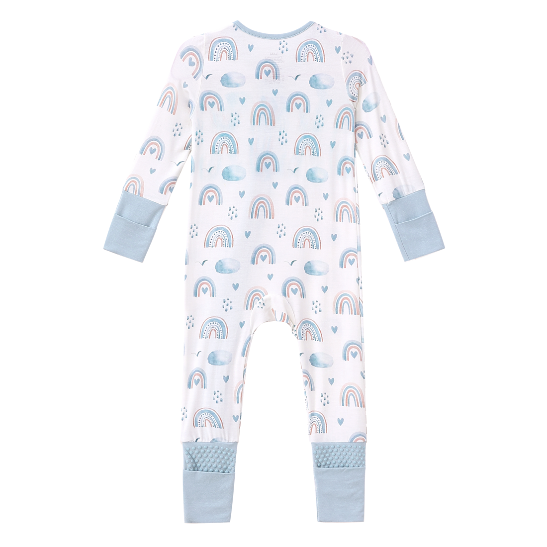 Zip Romper Pajamas Rainbow