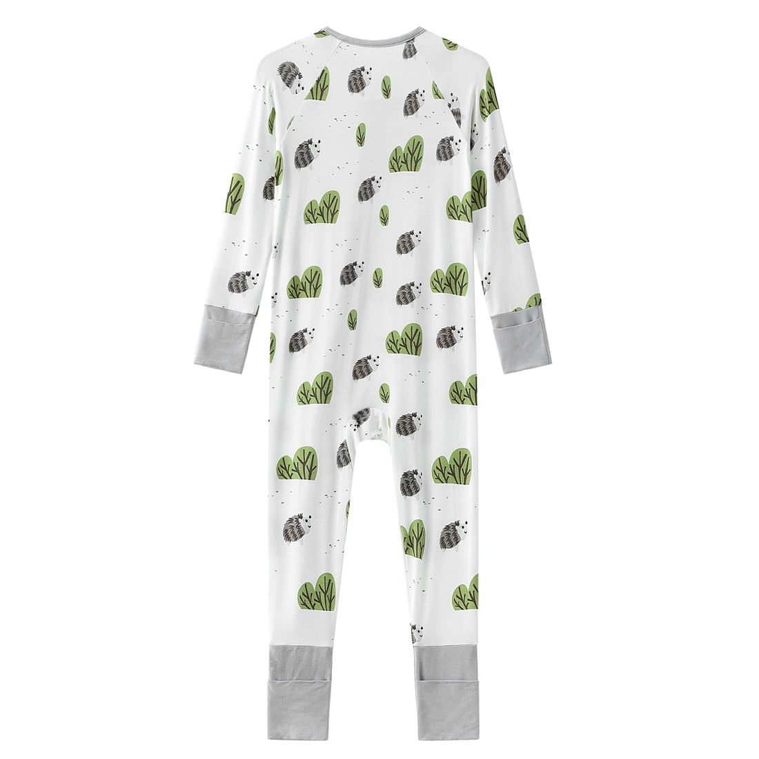 Zip Romper Pajamas Cute Hedgehog