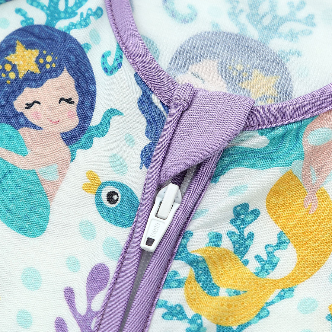 Zip Romper Pajamas Mermaids