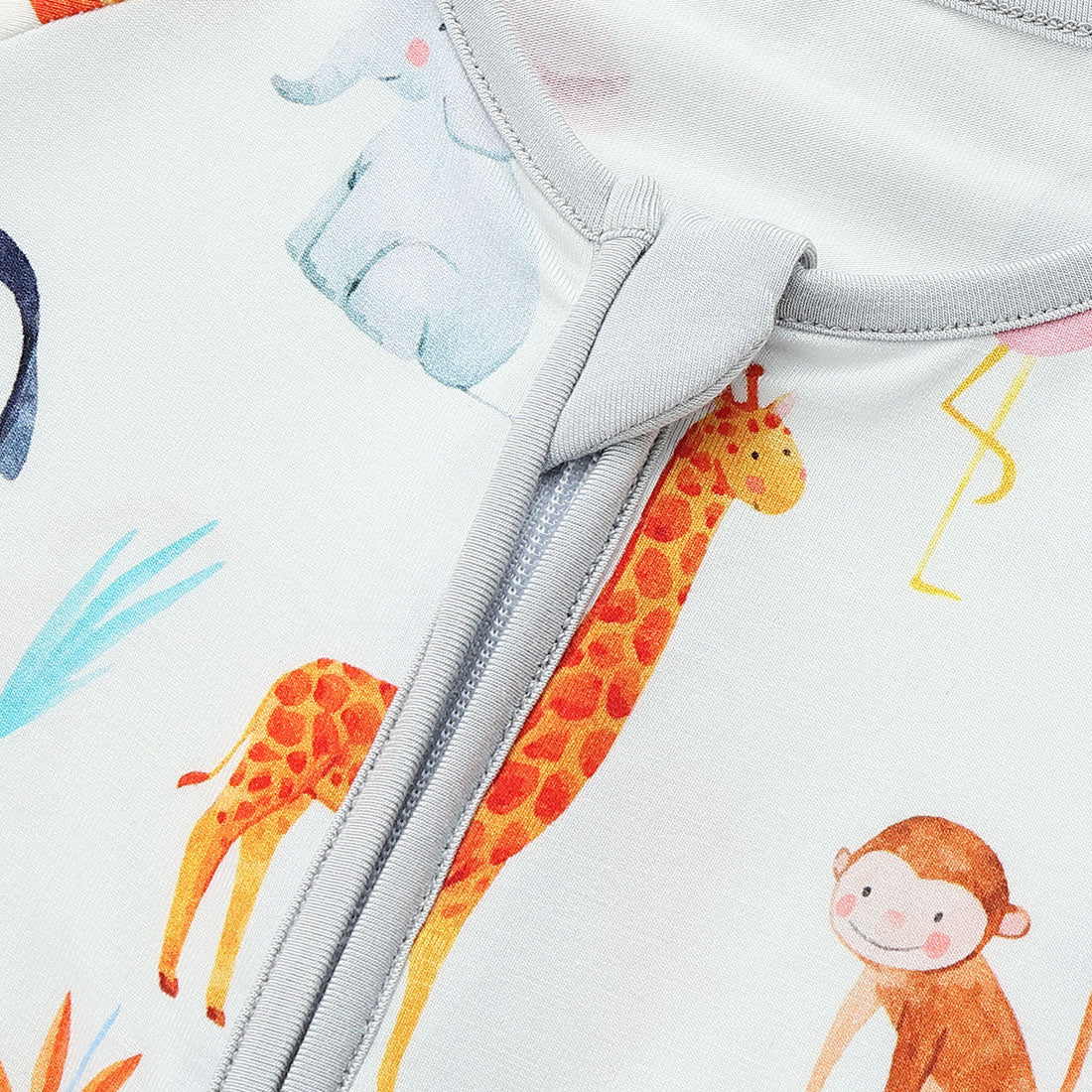 Zip Romper Pajamas Animals
