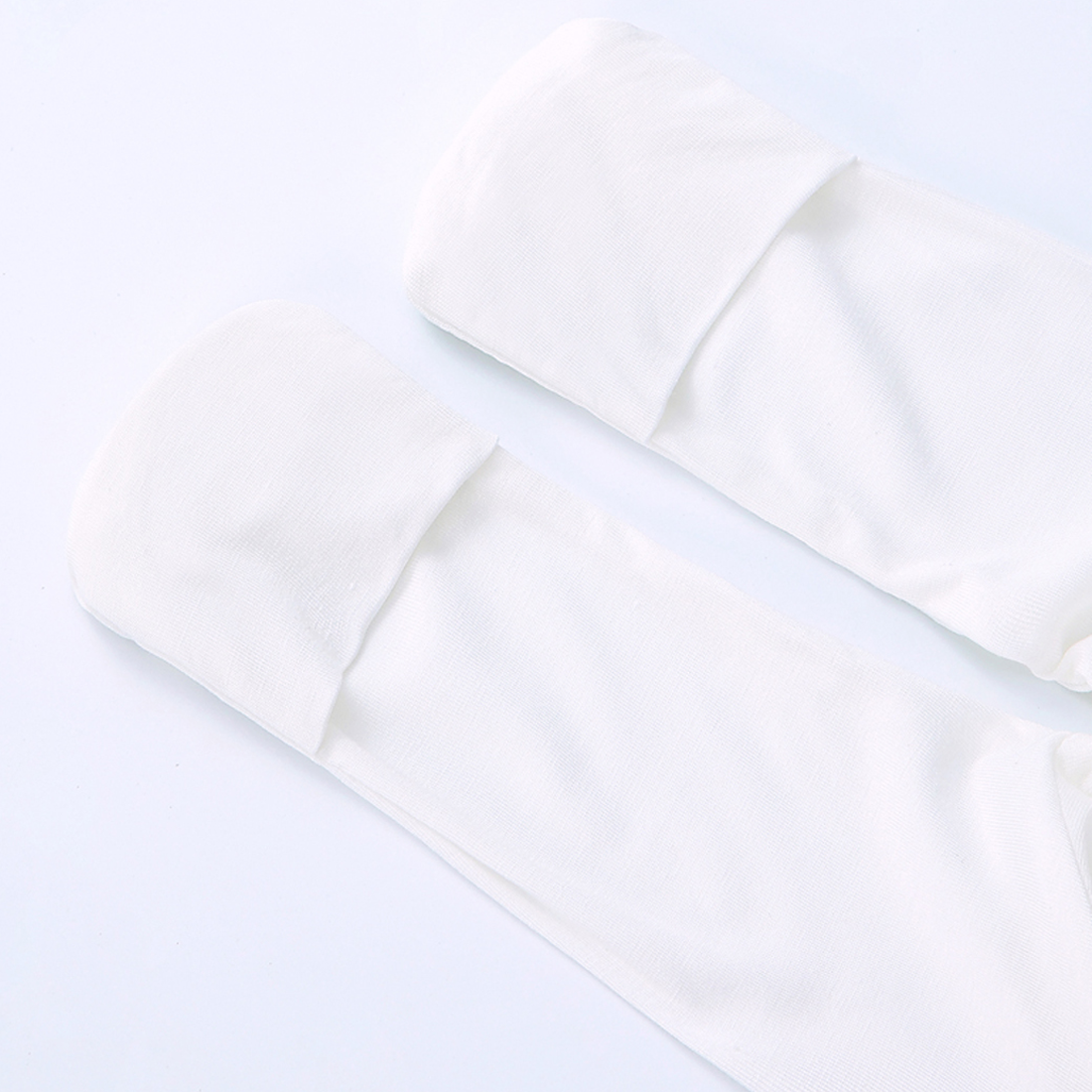 Bamboo Newborn Baby Knotted Gown and Headband Set White