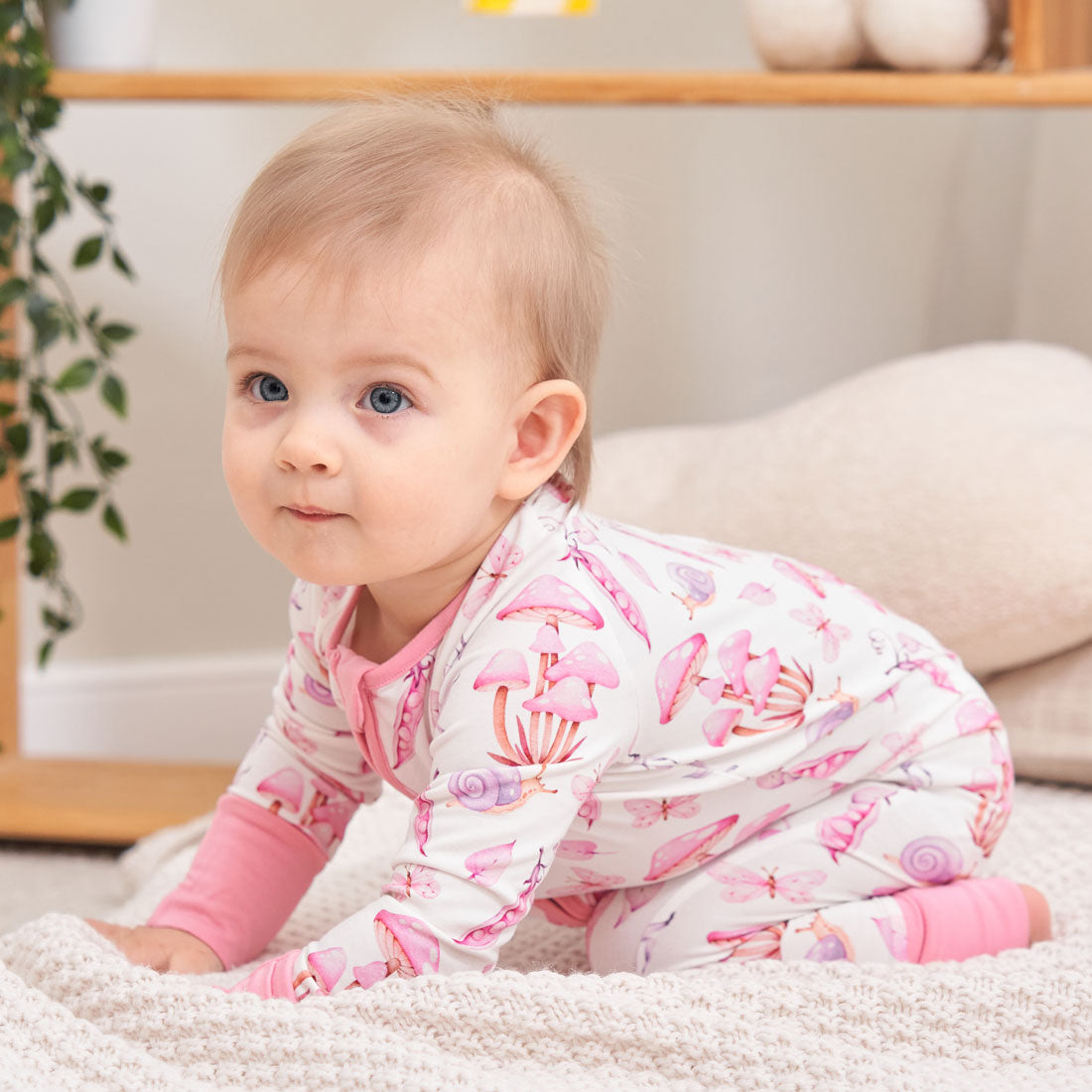 Zip Romper Pajamas Forest
