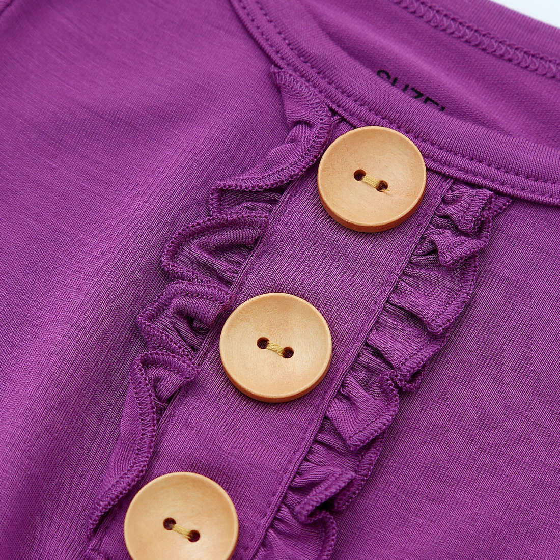 Bamboo Newborn Baby Knotted Gown and Headband Set Purple