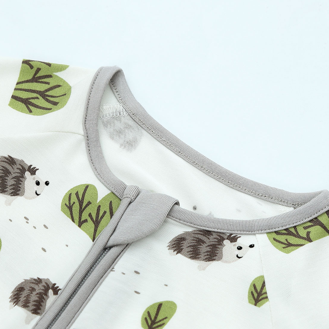Zip Romper Pajamas Cute Hedgehog