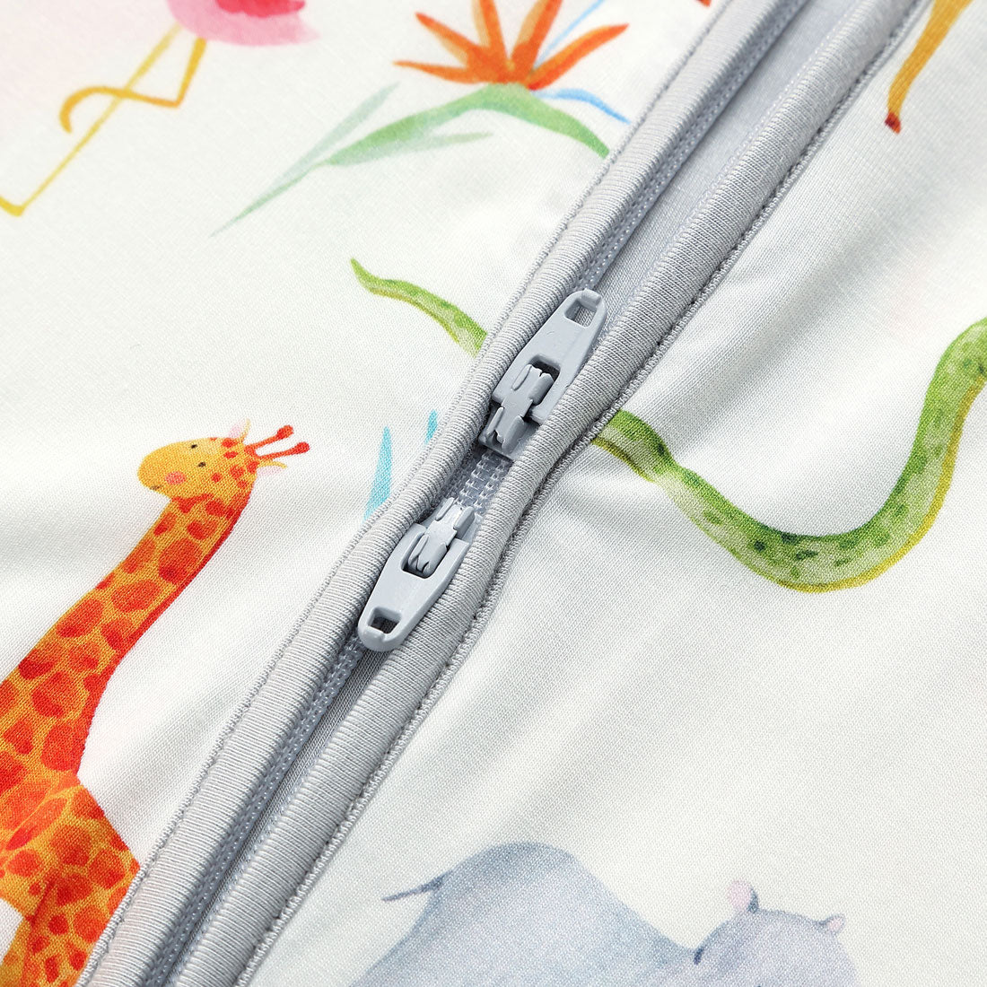 Zip Romper Pajamas Animals