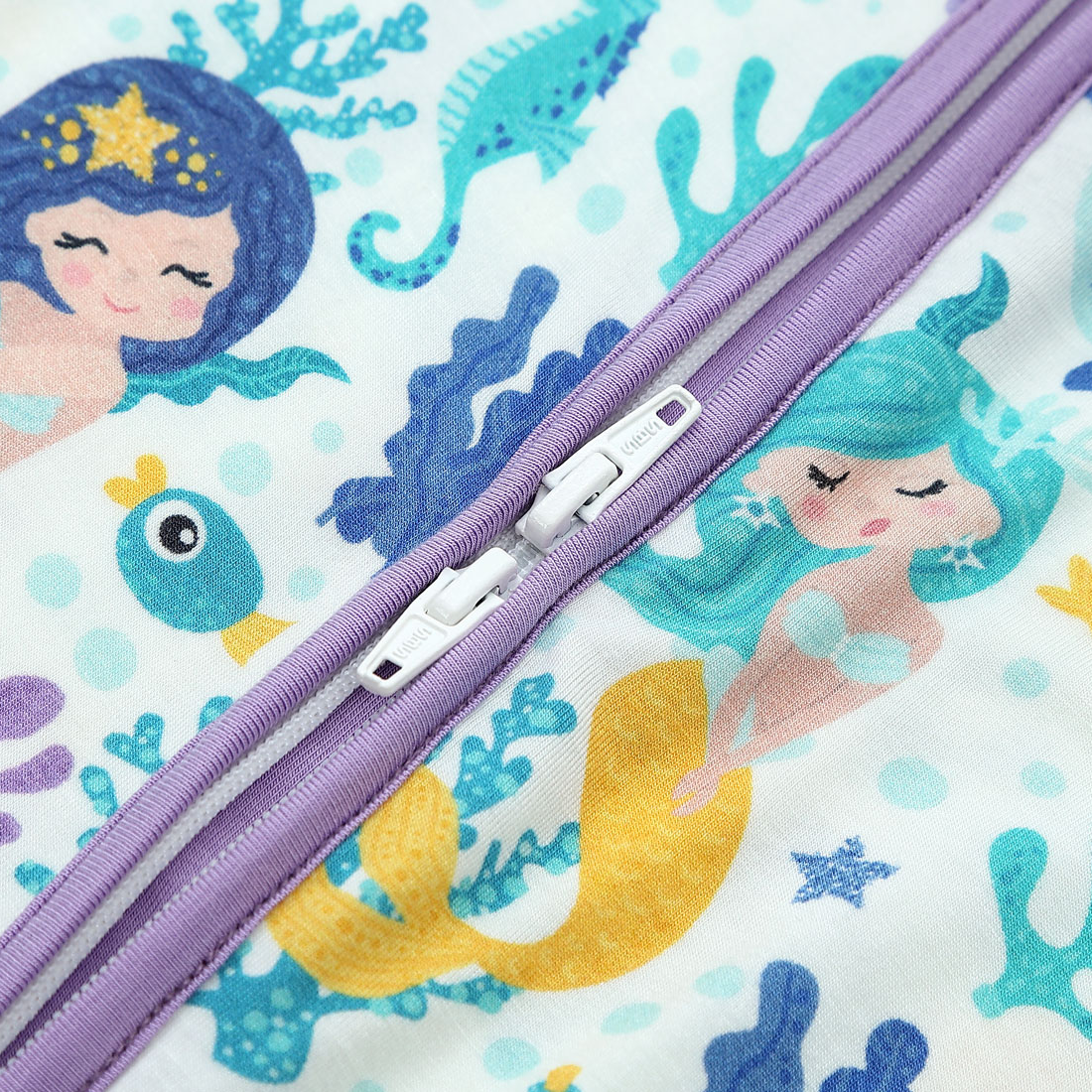 Zip Romper Pajamas Mermaids
