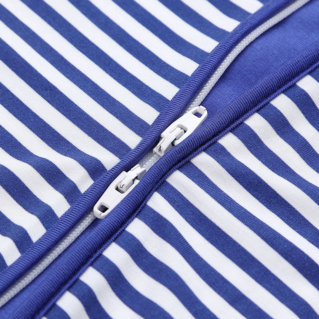 Zip Romper Pajamas Deep Blue