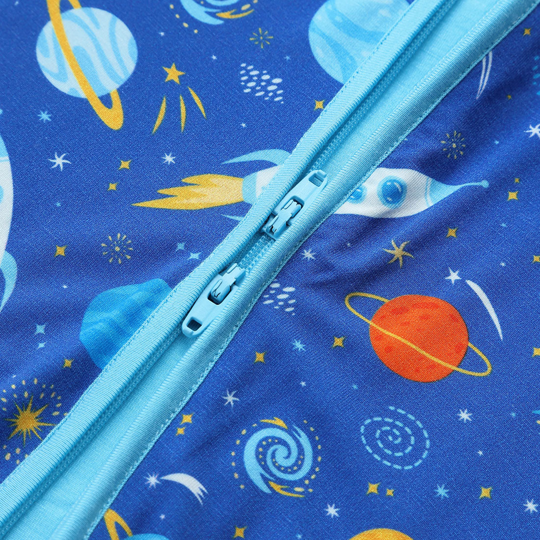 Zip Romper Pajamas Space