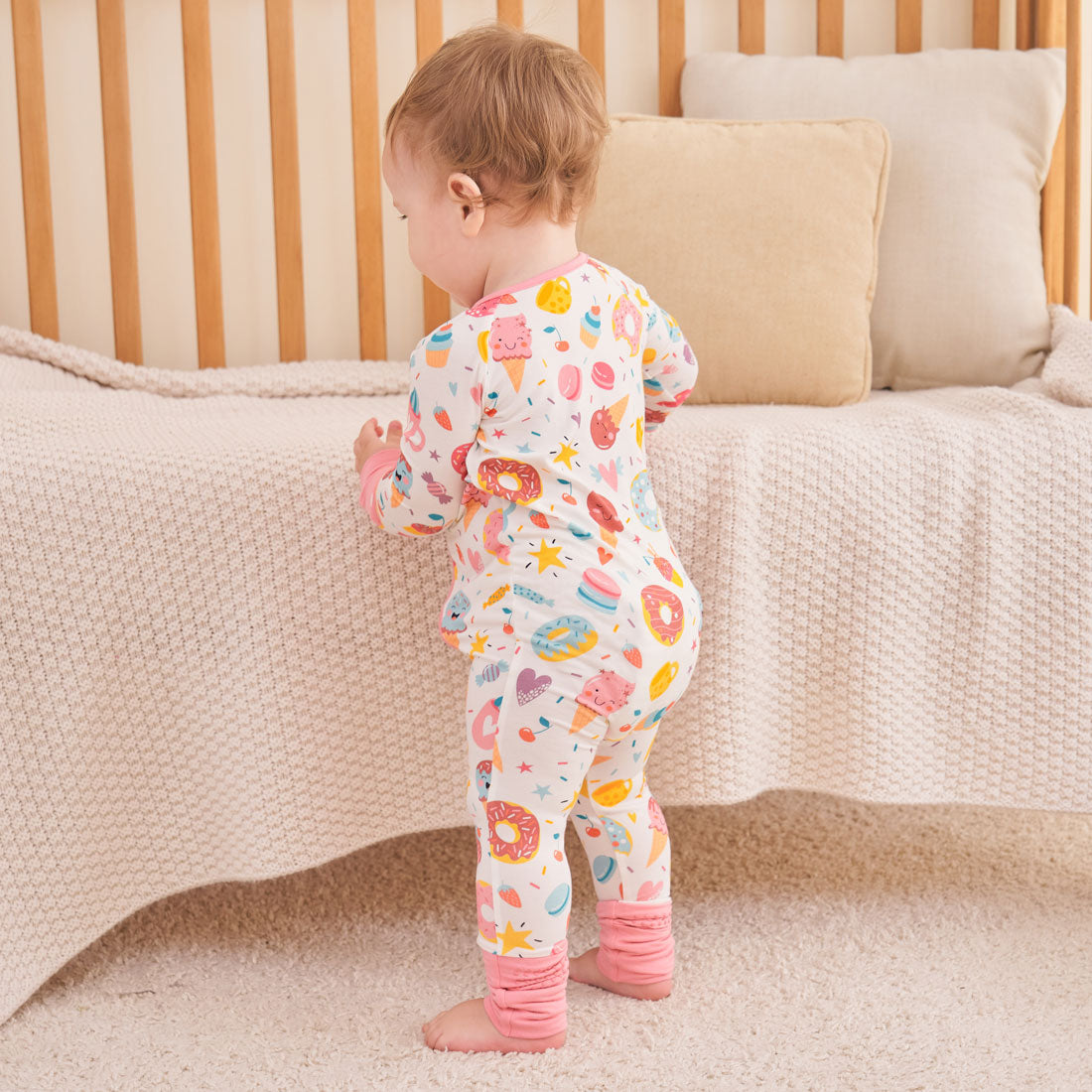 Zip Romper Pajamas Ice Cream