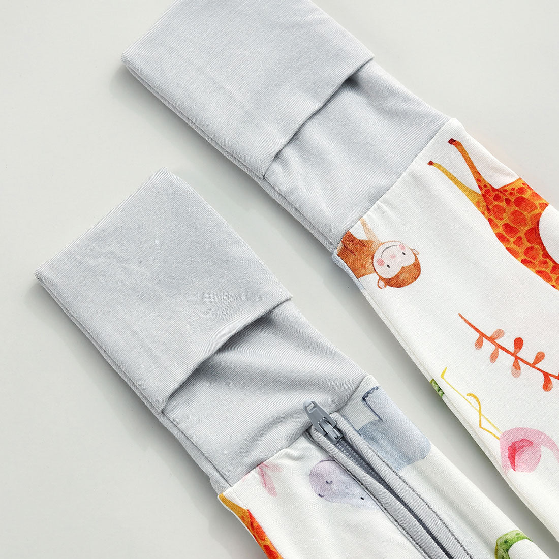 Zip Romper Pajamas Animals