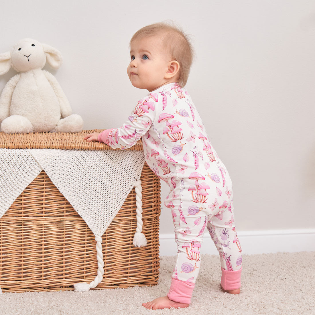 Zip Romper Pajamas Forest