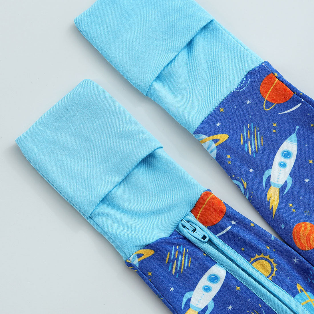 Zip Romper Pajamas Space