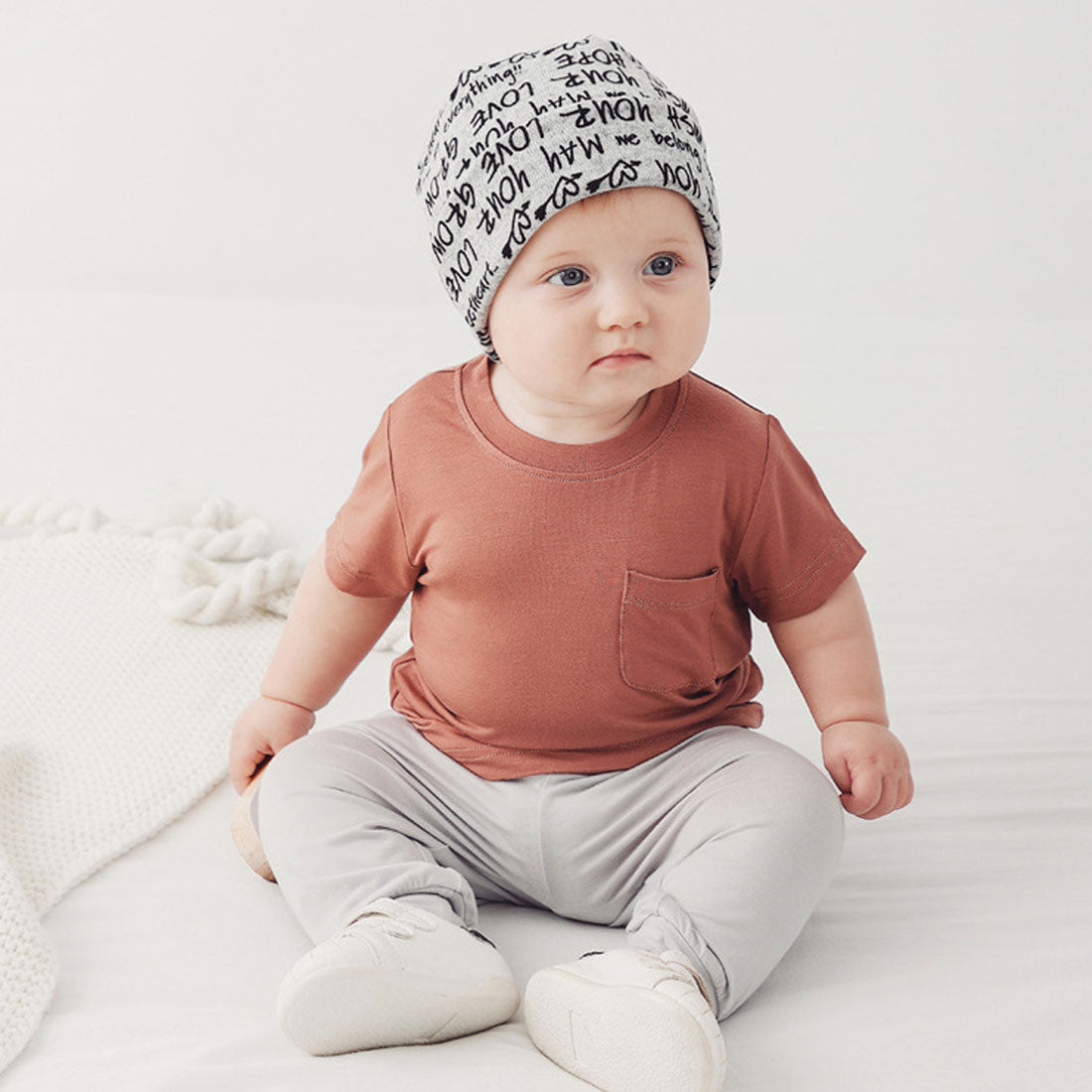 Baby Boys Girls Harem Pant Light Green+Deep Grey+Ginger