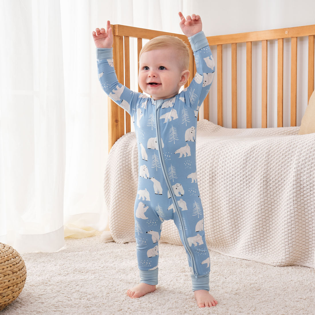 Zip Romper Pajamas Bear