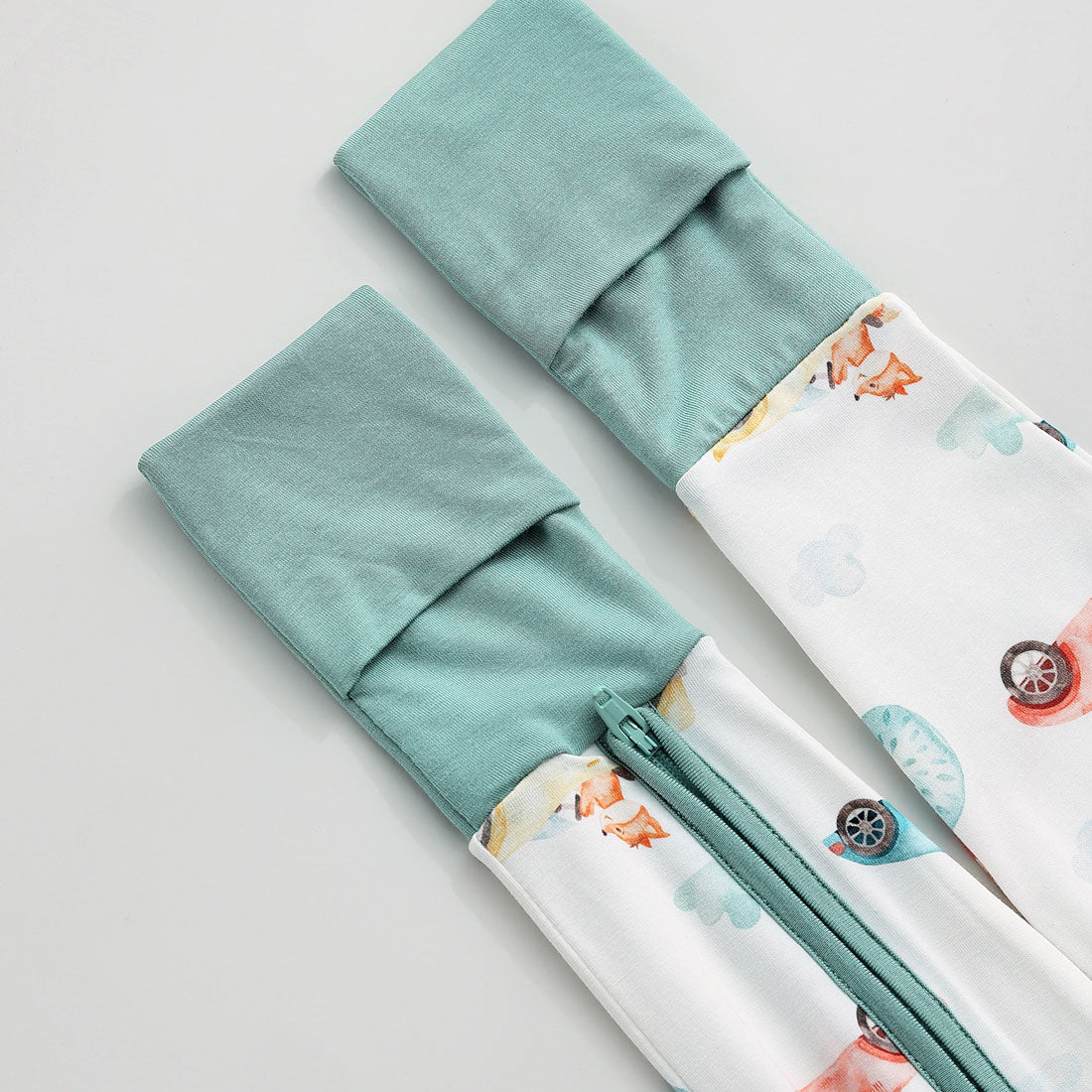 Zip Romper Pajamas Car