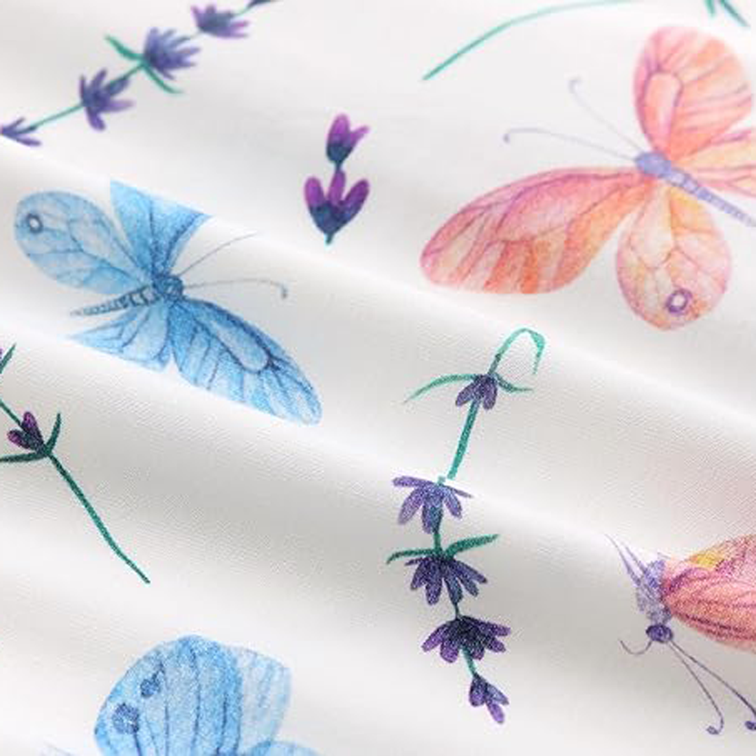 Zip Romper Pajamas Purple Butterfly