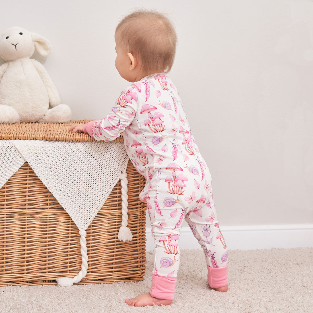 Zip Romper Pajamas Forest
